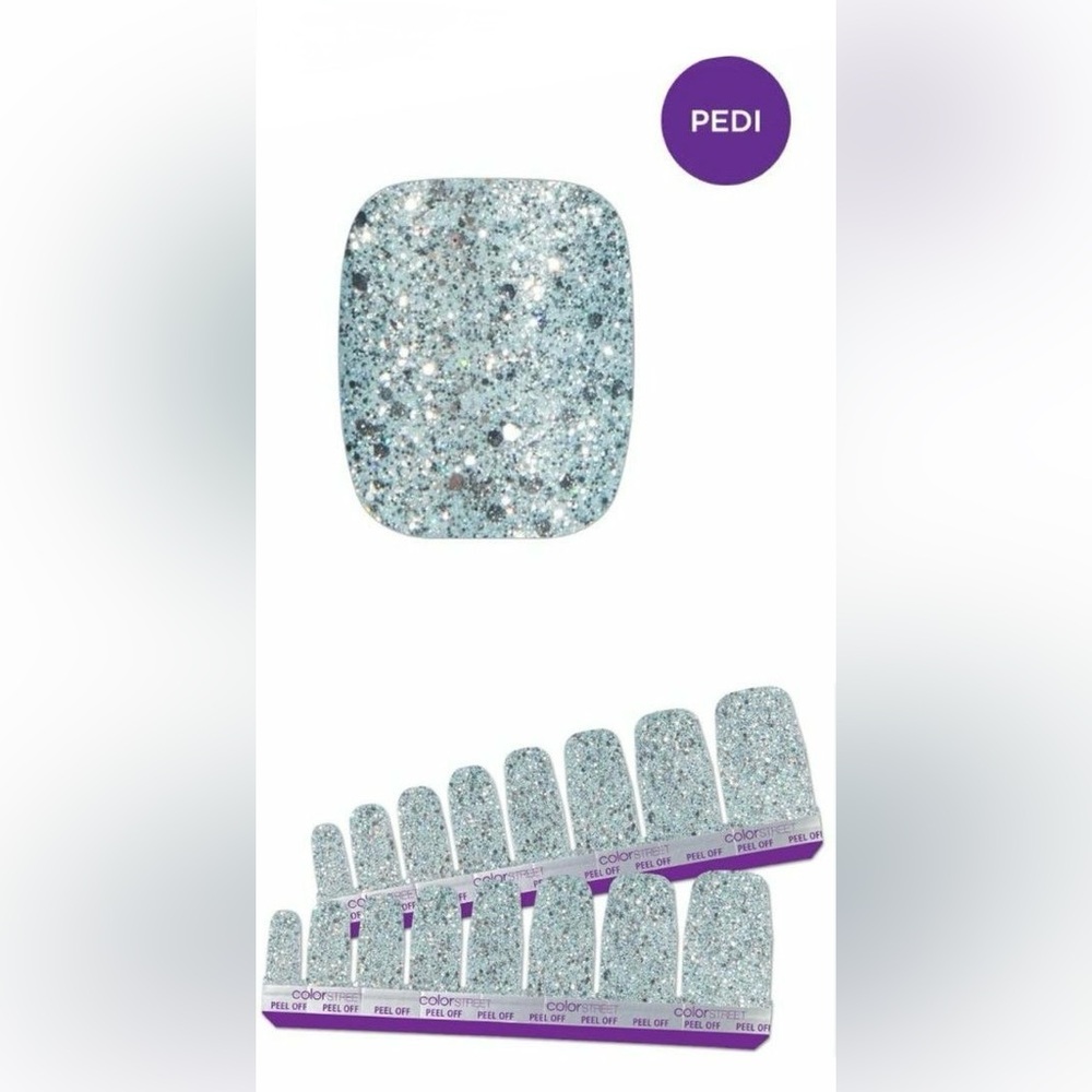 Color Street Pedicure Deep Ocean Brand New